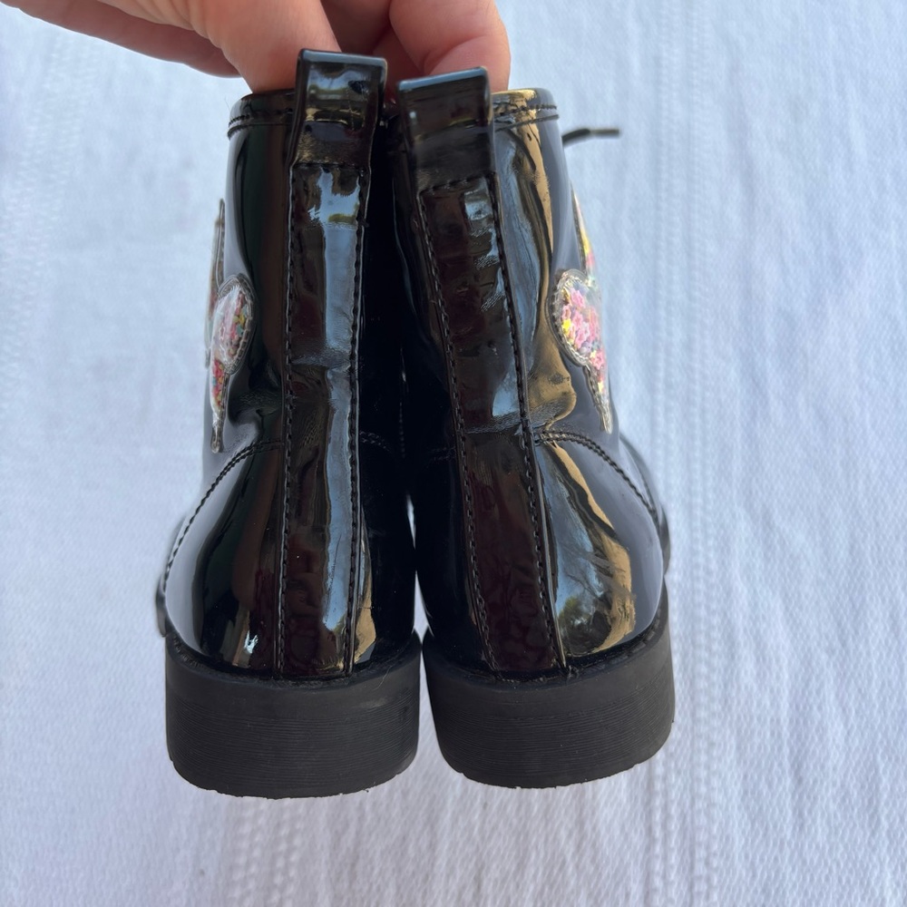 Jellypop girls black butterfly boots size 10m - Picture 4 of 7